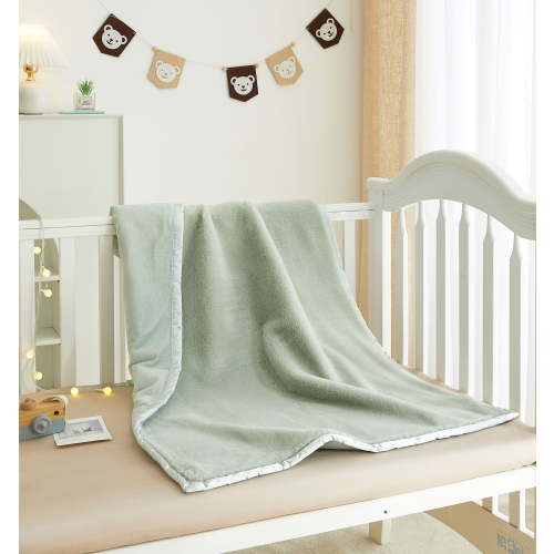 Parent's Choice Faux Fur Blanket, Green, 30" x 40"