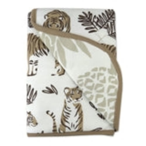 Organic Cotton Hand-Quilted Blanket, Rainbow Stripe | Honest Baby Clothing