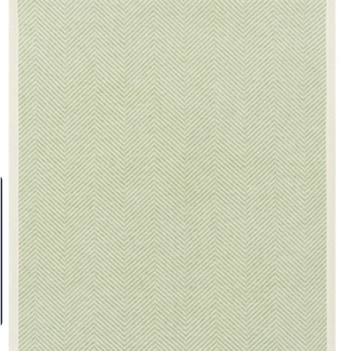 Harborview Herringbone Sprout Green Mini Blanket
