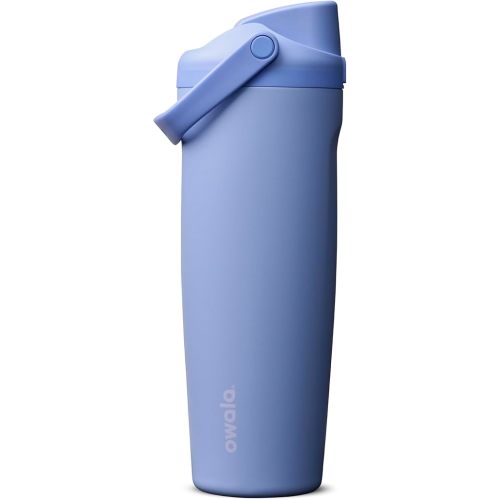 Owala FreeSip Sway Insulated Stainless Steel Water Bottle with Two-Way Spout, Built-In Straw and Bucket Handle, Made for Travel, School, and Sports, 30oz, BPA Free, Leak Proof, Out of the Blue
