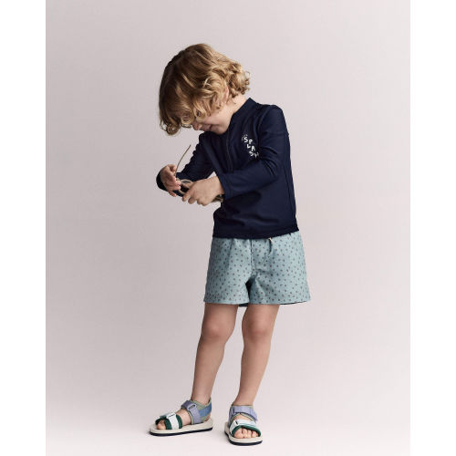 Toddler Boy 'Splish Splash' Half-Zip Long-Sleeve Rashguard - Navy - Otter Avenue | Carter's