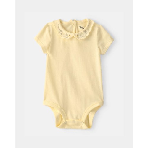 Baby Girl Disney© Winnie the Pooh Embroidered Scalloped Collar Bodysuit - Yellow - OshKosh B'gosh | Carter's
