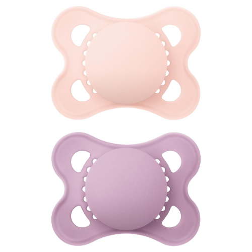 MAM Original Matte Pacifier (2 pack, 1 Sterilizing Pacifier Case), Pacifiers 0-6 Months, Baby Girl Pacifier, Best Pacifiers for Breastfed Babies, Sterilizing Storage Case - Walmart.ca