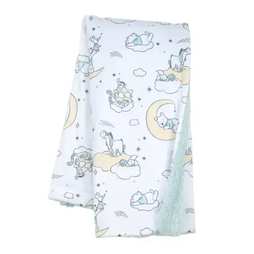 Disney Baby Cozy Friends Winnie the Pooh Fleece Baby Blanket – Lambs & Ivy