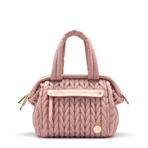 Paige Mini Diaper Bag - Small Blush Pink Baby Bag