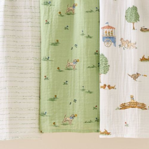 Lawn Pawty Organic Cotton Swaddle Set
