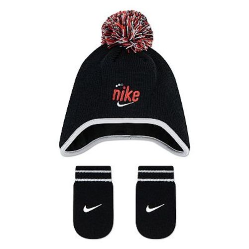 Baby Nike Play For All Peak Beanie & Mittens Set