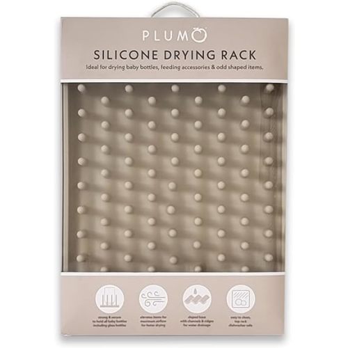 Plum Hedgehog Silicone Drying Rack - Sand