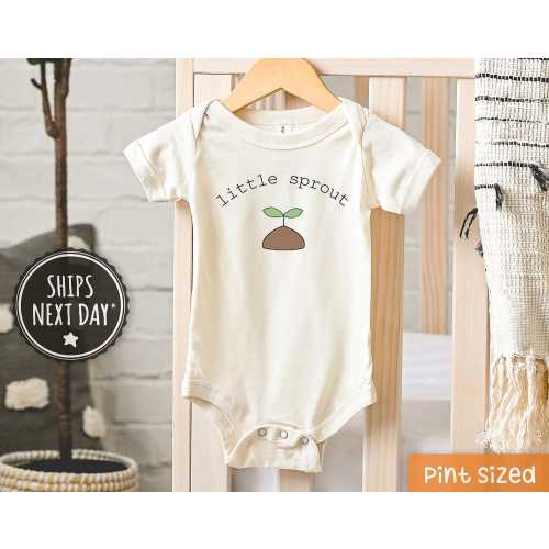 Little Sprout Onesie® - Hipster Baby Onesie® - Cute Baby Onesie® - Minimalist Baby Onesie®