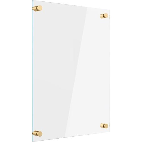 Ships Next Day, Made in USA - Acrylic Dry Erase Board | Non-Magnetic Dry Erase Board | Hanging Frameless White Board | Acrylic for Office and Home Walls | for Adults(Clear - 11x14)