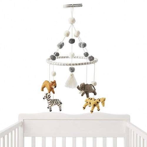 Mud Pie Nursery Crib Mobile, White
