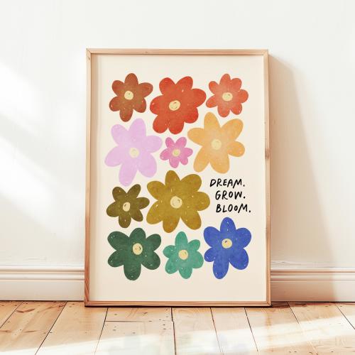 Dream Grow Bloom Print