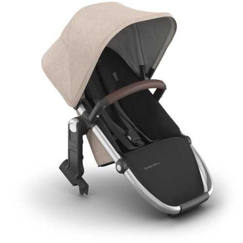 UPPAbaby RumbleSeat V3 - Declan (Oat Melange / Silver Frame / Chestnut Leather)