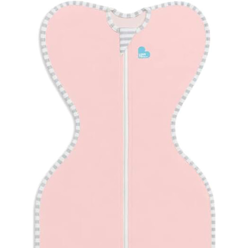 Love to Dream Swaddle UP, Baby Sleep Sack, Self-Soothing Swaddles for Newborns, Snug Fit Helps Calm Startle Reflex, New Born Essentials for Baby, 1.0 TOG, 5-8.5 lbs, Powder Pink Twinkle