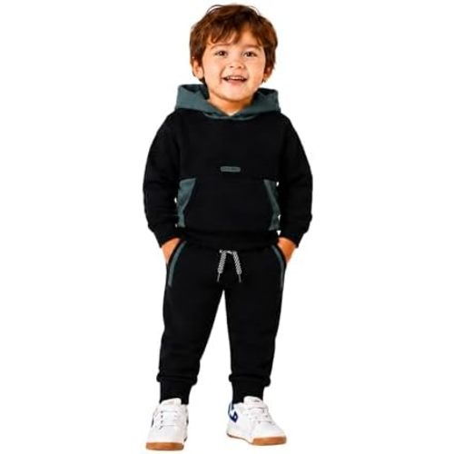 Volcom Infant Toddler Baby Boys 2-Piece Fleece Set - Hoodie & Jogger Pants