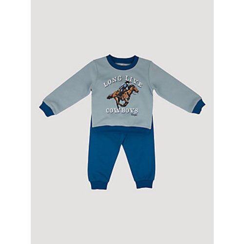 Wrangler Toddler Boy's Sweatshirt Set