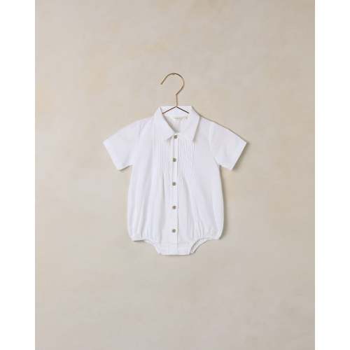 Henry Romper White – Noralee