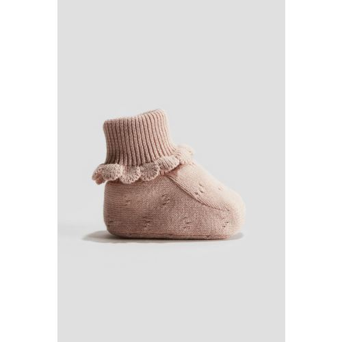 Cotton Knit Slipper Socks