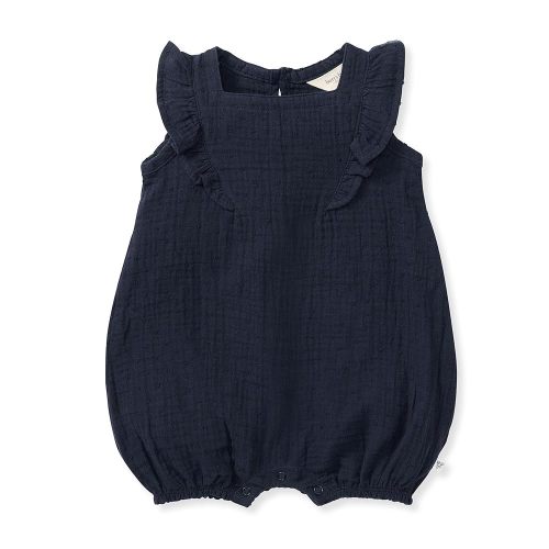 Burt's Bees Baby Baby Girls' Romper, 100% Organic Cotton One-piece Bubble Shortall and Layette Set Girl Outfit