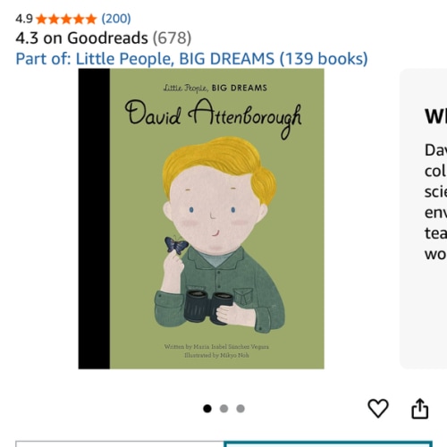 David Attenborough (Volume 34) (Little People, BIG DREAMS, 34)