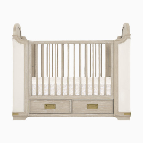 Bellini Paris 4-in-1 Convertible Crib - Whitewash Ash With Lace