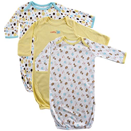 Luvable Friends Baby Cotton Gowns