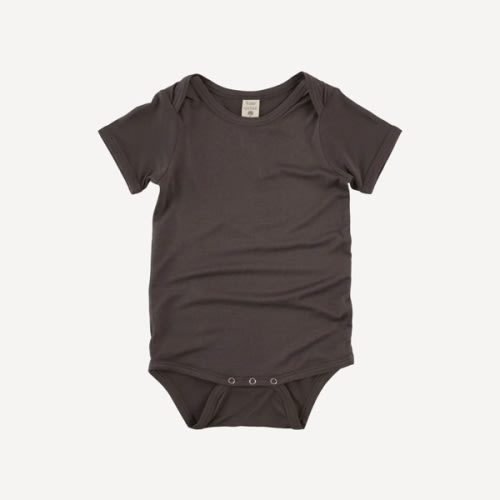 short sleeve lap neck bodysuit | gull | bamboo