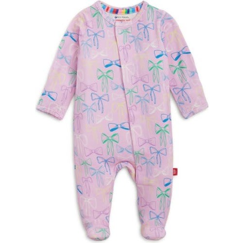 Take A Bow Magnetic Footie, 3-6M