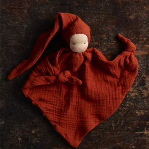 Cotton Muslin Snuggle Comforter - Brick - Many Colours