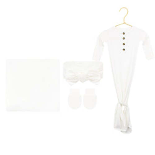 Nellie Newborn Headband Bundle (Gown)