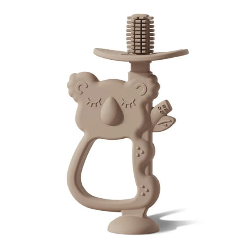 Moonkie 2-in-1 Koala Teether - Warm Taupe