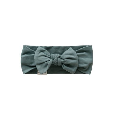 0-6 months - Organic Cotton Headband – Basil Green