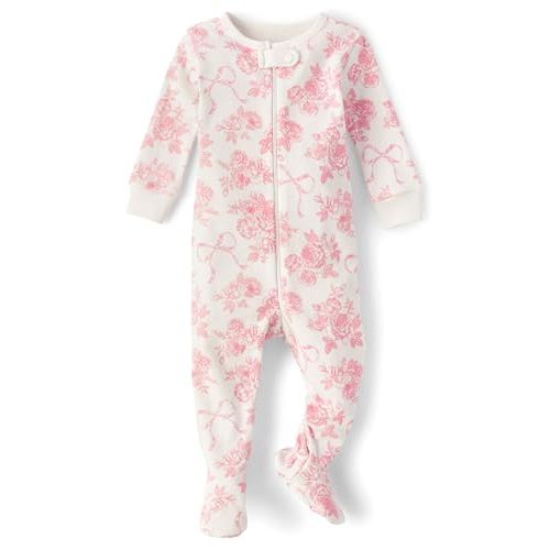 Gymboree 100% Cotton Long Sleeve Zip Front Footed One Piece, 9-12 months