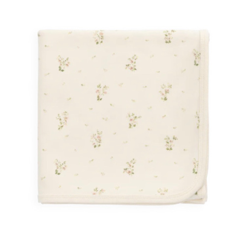 Organic Cotton Murphy Blanket - Josepha Egret Small – Jamie Kay USA