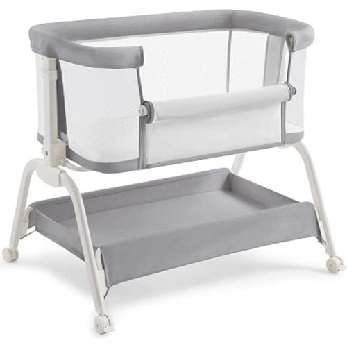 HARPPA Cuddly Lite Baby Bedside Bassinet 6 Height Adjustable Bassinet