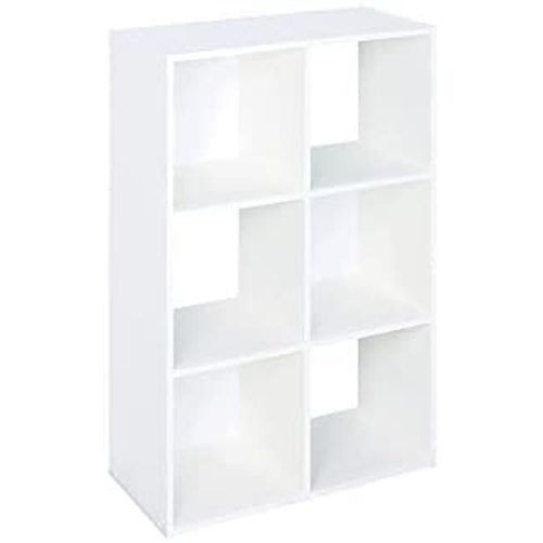 ClosetMaid 8996 Cubeicals Organizer, 6-Cube, White