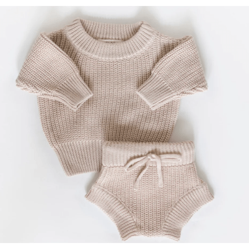Knit Jumper & Bloomer Set