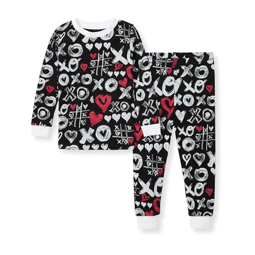 Burt's Bees Baby Boys' 2-Piece Long Sleeve Tee and Pants Organic Cotton Pajama Set