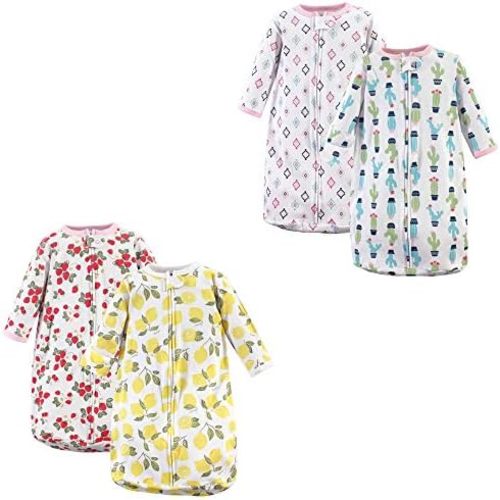 Hudson Baby Unisex Baby Cotton Long-Sleeve Wearable Sleeping Bag, Sack, Blanket