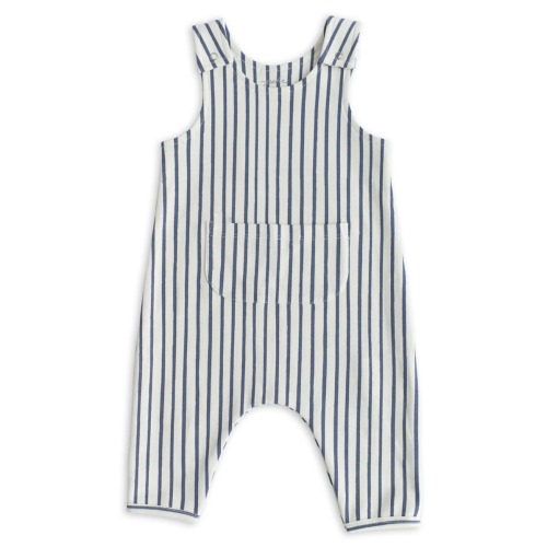 Stripe Organic Cotton Overall, 0-3M