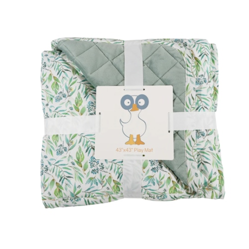 GooseWaddle Super Soft Play Mats - Cotton and Super Soft Quilted (Reve - Goosewaddle® | Newborn Baby Blankets Toys Teethers Bibs & More