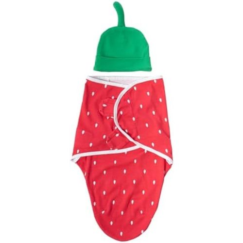 Cuddle Club Swaddles for Newborns - Baby Swaddle Blanket for Boys & Girls - Adjustable Hook-and-Loop Cotton Wrap for Newborn 0-3 & 3-6 Months with hat