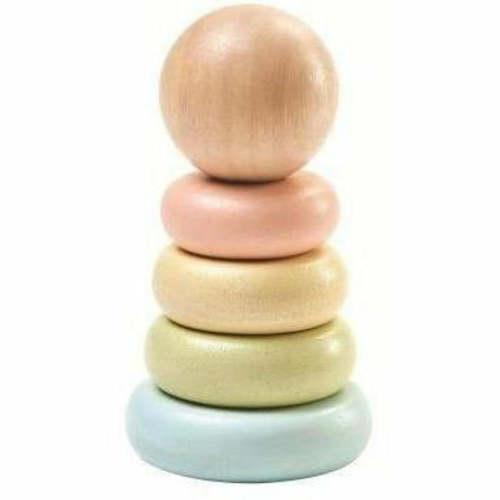 Plan Toys First Stacking Ring–Eco Wooden Baby Toy – The Natural Baby Company