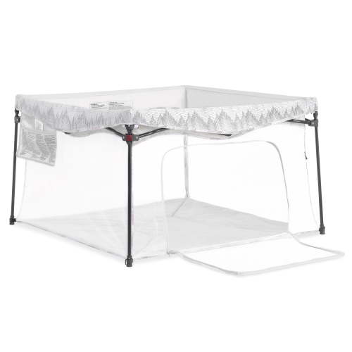 Dream on Me Ziggy Square Playpen, Dove White, Unisex