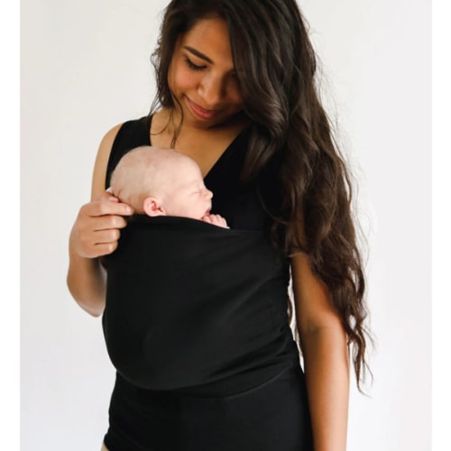Lalabu Soothe Shirt | Newborn Baby Carrier Shirt for Mom | No-Wrap Baby Wearing Shirt from Makers of The Lalabu Dad Shirt | Skin to Skin Top for Mom and Baby