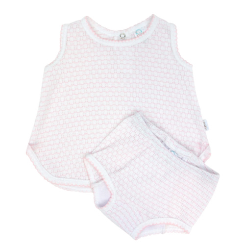 Paty Knit Pinstripe Diaper Set - PatyInc