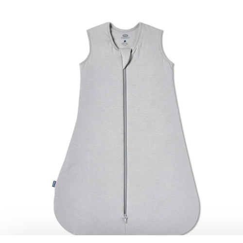 HALO - 1.5 TOG supersoft bamboo wearable blanket, double zipper sleeping bag with weighted feel - gray