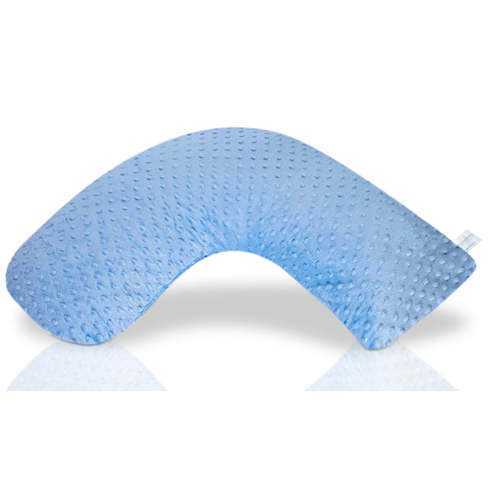 Luna Lullaby Nursing Pillow - Blue Dot | Comfortable Feeding Pillow - Luna Lullaby