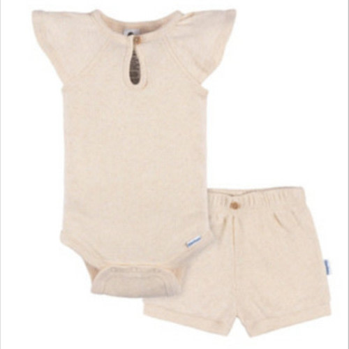 GerberChildrenswear Baby Girls Gerber Flutter Sleeve
