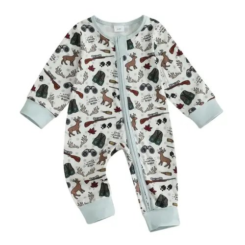 Western Hunting Baby Clothes Newborn Mallard Duck Pajamams Romper - TikTok Shop